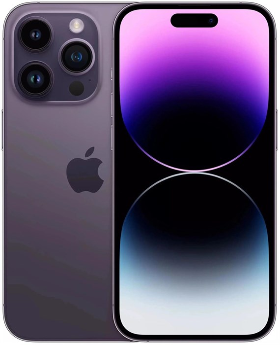 Apple iPhone 14 Pro 128 GB/ГБ Deep Purple фиолетовый (sim+esim) - фото 4548