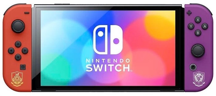 Игровая приставка Nintendo Switch OLED 64 ГБ, без игр, Pokemon Scarlet & Violet Edition - фото 4978