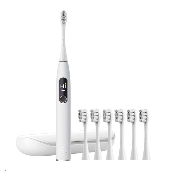 Электрическая зубная щетка Oclean X Pro Elite Premium Set серый - фото 5411