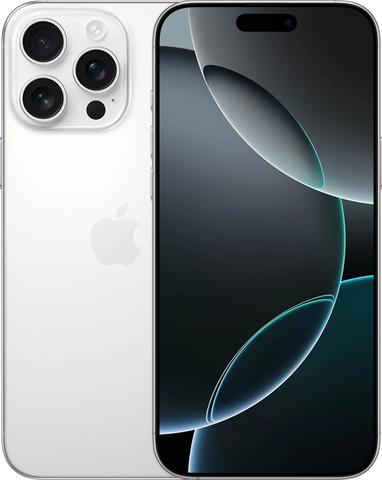 Смартфон Apple iPhone 16 Pro Max 256 Gb White Titanium Dual: SIM + eSIM SKU.016.16.03 - фото 5885